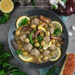 Tajine épaule de veau, champignons